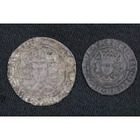 Henry VI Groat & Halfgroat both annulet issue. (London & Calaise)