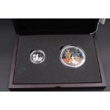 Limited Edition Canadian Silver Coin Set "Flanders Fields" 20 dollar and 50 dollar boxed with