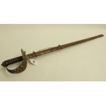 19th Century Troopers Sword belonging to Major Herbert Hoare - Henry Wilkinson Sword by
