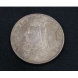 Victoria 1887 Double Florin Coin