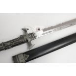 Designed to appear as a futuristic Samurai Katana sword, with full metal construction including