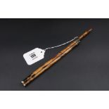 Antique Tortoise Shell Trousse A/F Chopsticks & some shell from case missing.