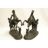 Guillaume Coustou, Cheval de Marly, Spelter C1880 24" High - 1 A/F