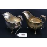 Silver Mappin & Webb Sauce Boats (423 grams)