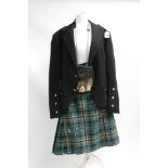 Traditional Highland Dress & Tartan Kilt, Jacket & Sporan