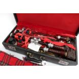 Set of Bagpipes in Original Case