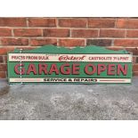 Wooden Castrol Display Sign