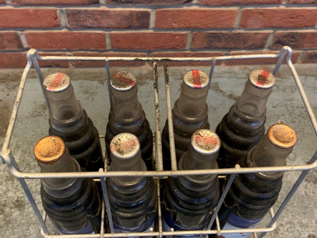 Original Esso Oil Bottle Crate with 8 unopened Quart Oil Bottles - Image 4 of 4