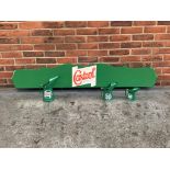 Castrol Wooden Display Board with Three Castrol Jugs