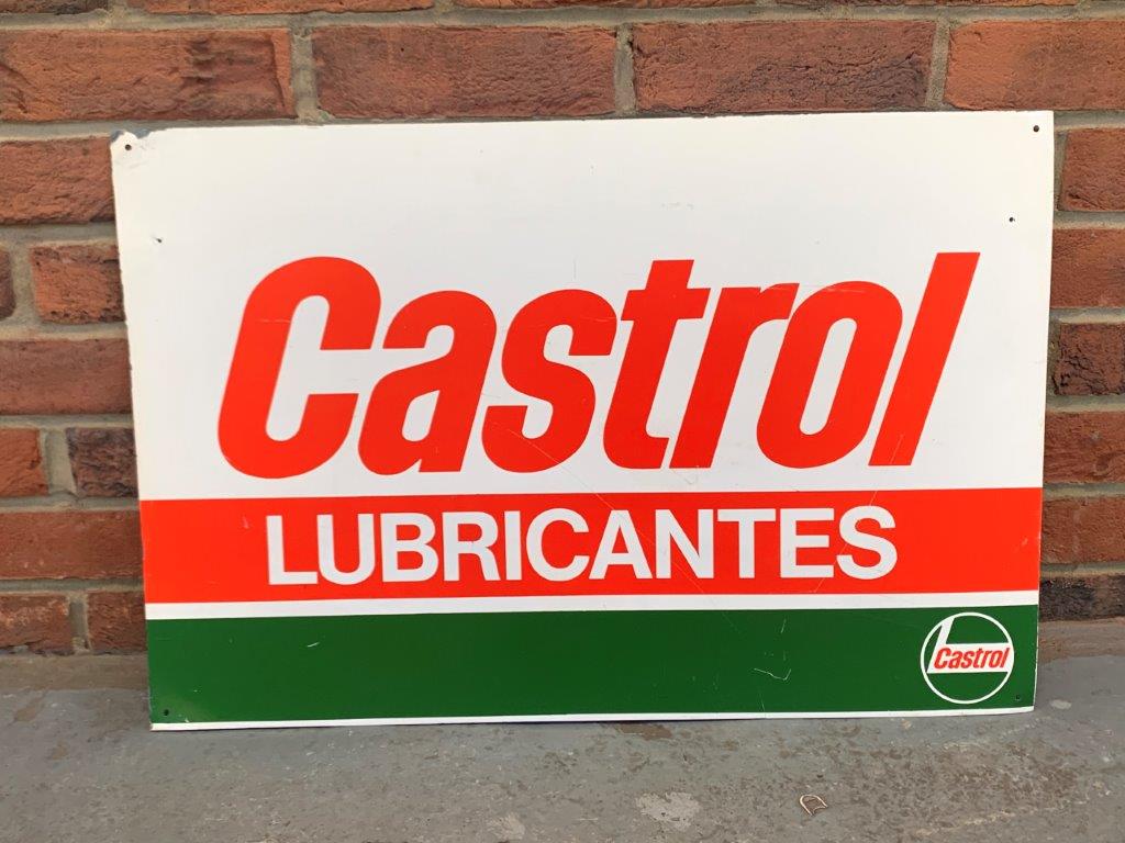 Castrol Lubricantes Aluminium Sign - Image 2 of 3