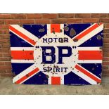 Large Vintage BP Motor Spirit Enamel Sign