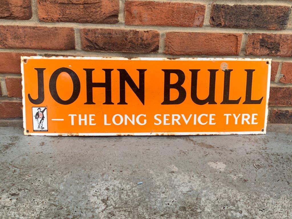 John Bull Tyres Enamel Sign