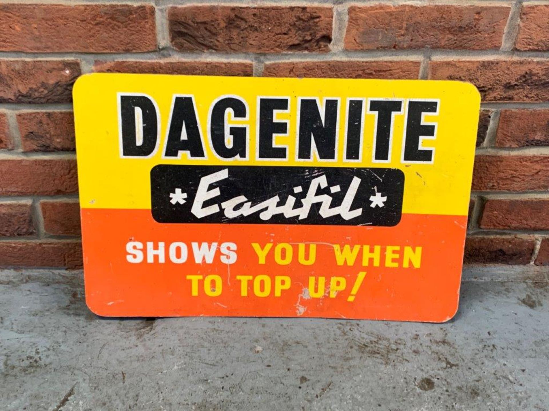 Dagenite 'Easifil' Advertising Sign