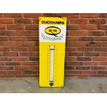 Duckhams 20-50 Vintage Enamel Thermometer Sign