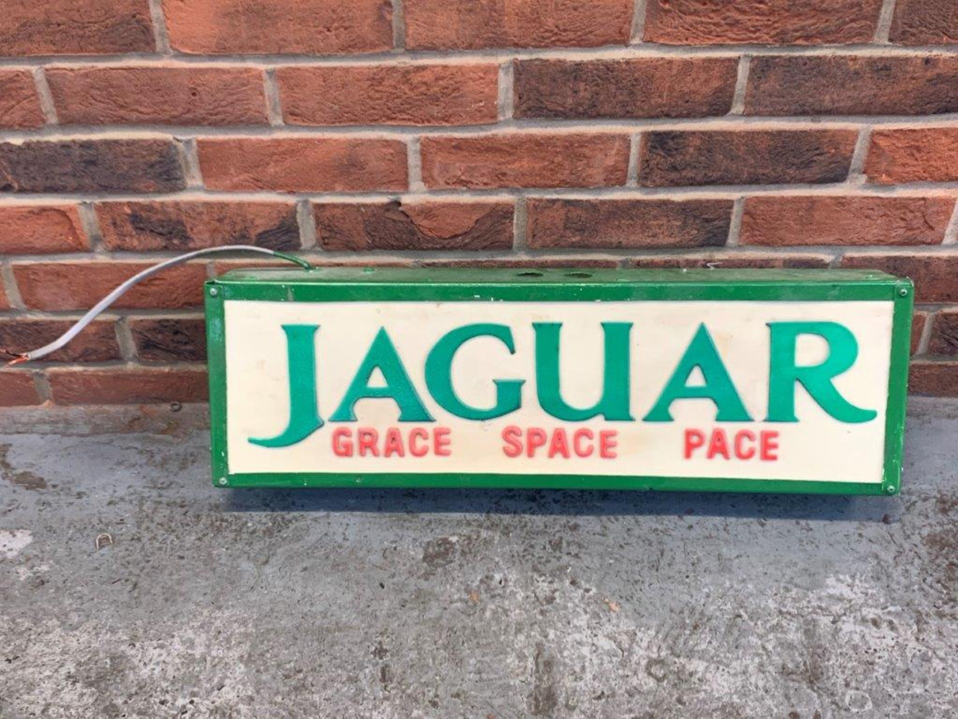 Jaguar 'Grace, Space and Pace' Light Box