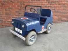 Childs Petrol Engined Jeep Car