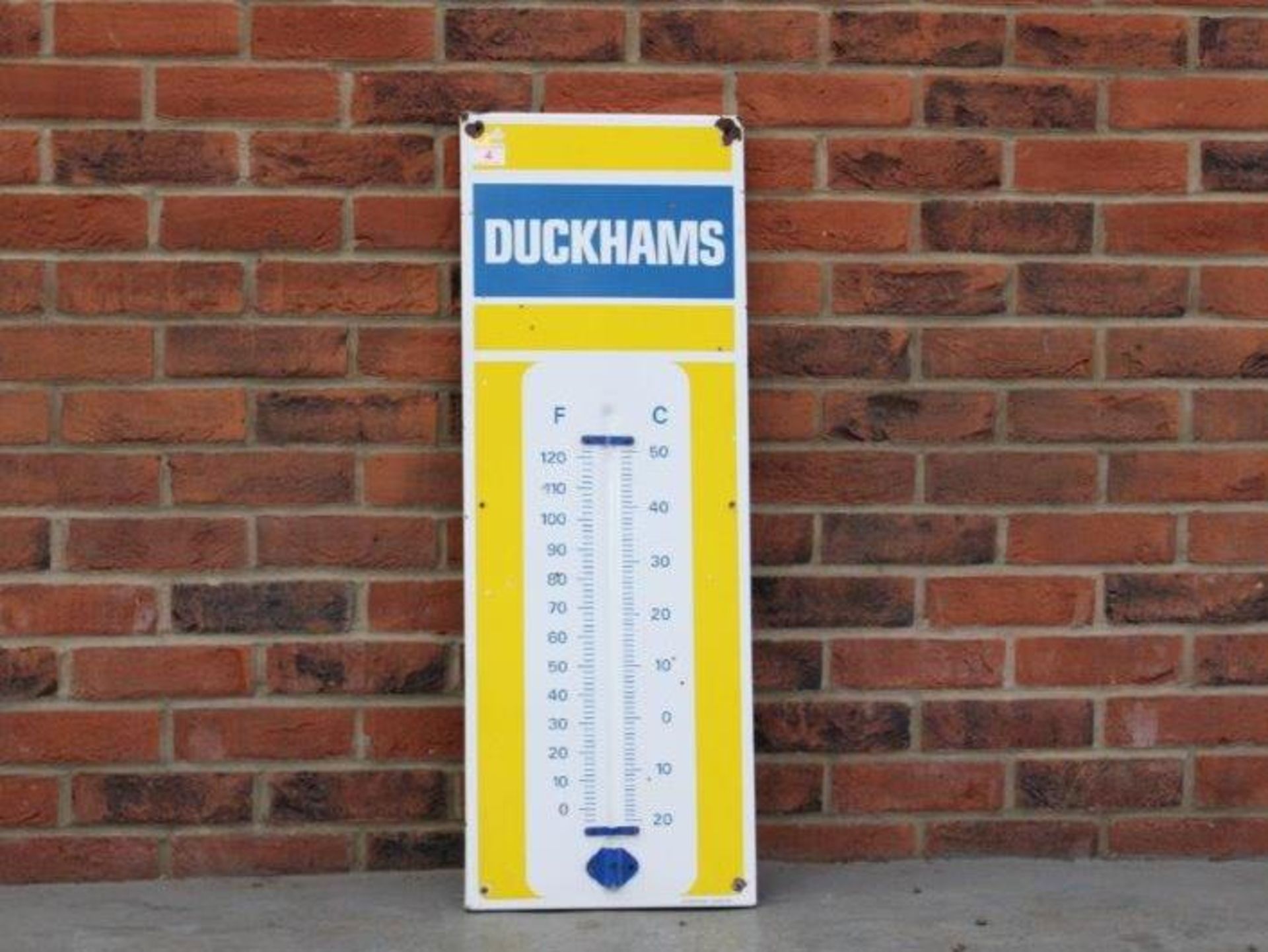 Duckhams Oils Enamel Thermometer