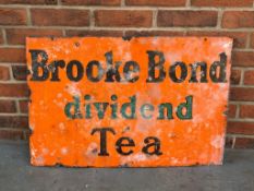 Vintage Brooke Bond Dividend Tea Enamel Sign