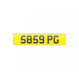 5859 PG Registration Number on Retention Certificate
