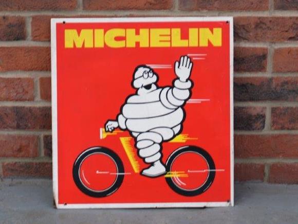 Michelin Plywood Double Sided Advertising Sign