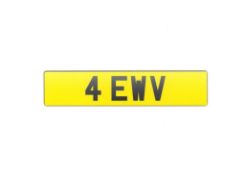 4 EWV Registration Number on Retention Certificate