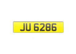 JU 6286 Registration Number on Retention Certificate