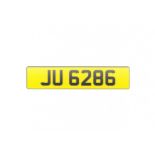 JU 6286 Registration Number on Retention Certificate