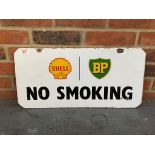 Shell And BP Original Enamel No Smoking Sign