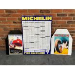 Michelin Tin Tyre Pressure Chart Together With Reproduction Monaco Grand Prix And Michelin Signs