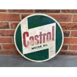 Vintage Castrol Circular Sign by Cowling