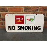 Shell And Air BP Original Enamel No Smoking Sign