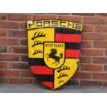 Porsche Stuttgart Enamel Sign