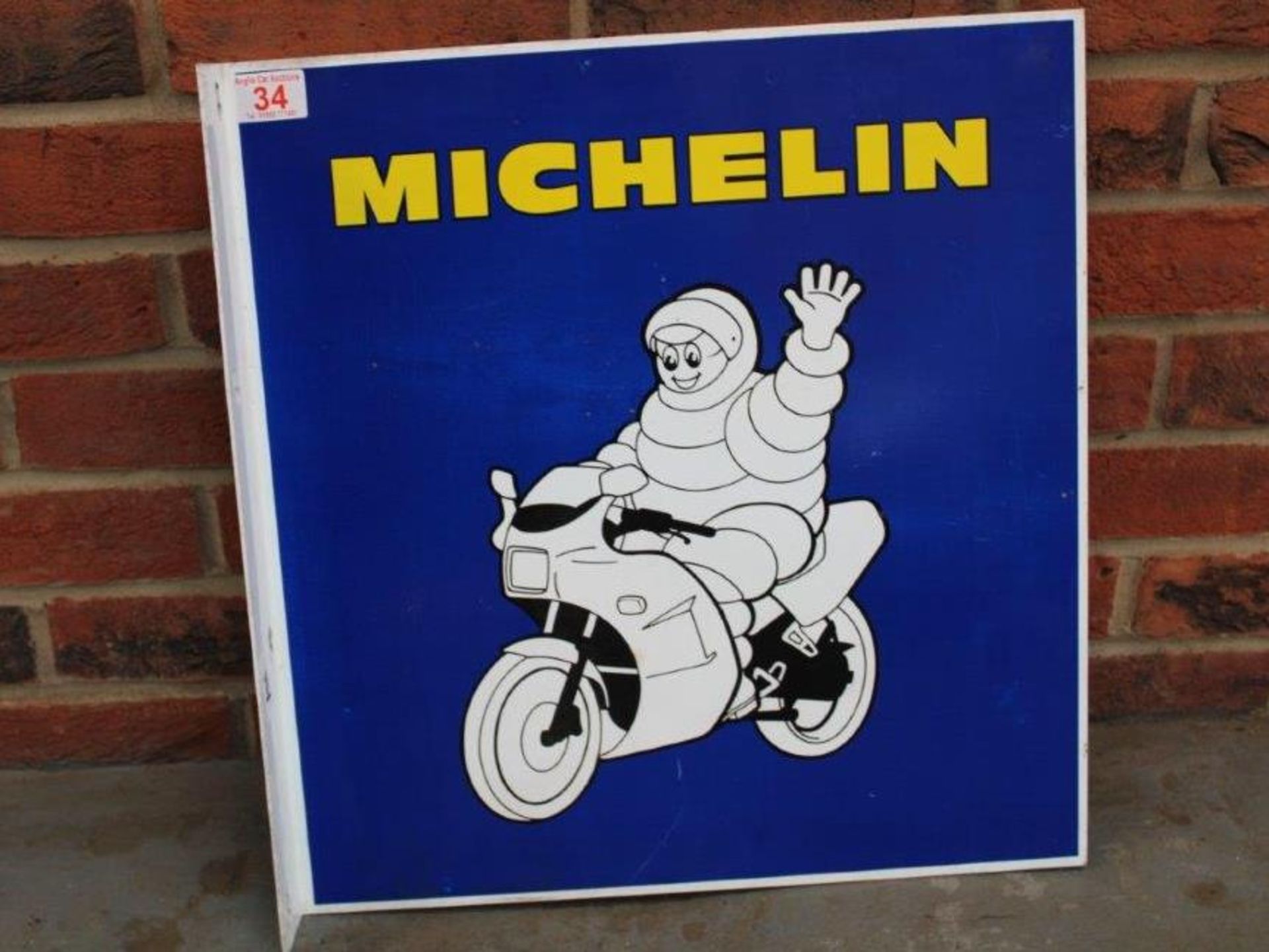 Michelin Aluminium Double Sided Flanged Sign - Image 2 of 2