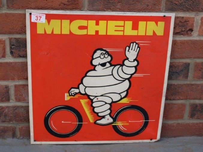 Michelin Plywood Double Sided Advertising Sign - Image 2 of 2