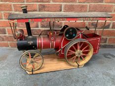 Vintage Painted Model Of A Showmans Engine