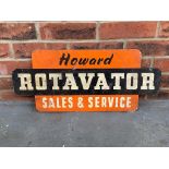 Vintage Howard Rotavator Sales & Service Sign