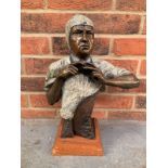 A Bronze By Larry Braun Of Alberto Ascari