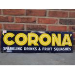 Corona Single Sided Vintage Enamel Sign