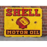 Shell Motor Oil Enamel Sign