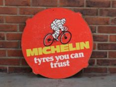 Michelin Plywood Tyres You Can Trust" Sign"