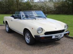 1982 Fiat 124 Sport Spider Europa LHD