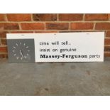 Original Massey-Ferguson Perspex Display Clock