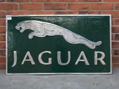 Cast Aluminium Jaguar Display Sign