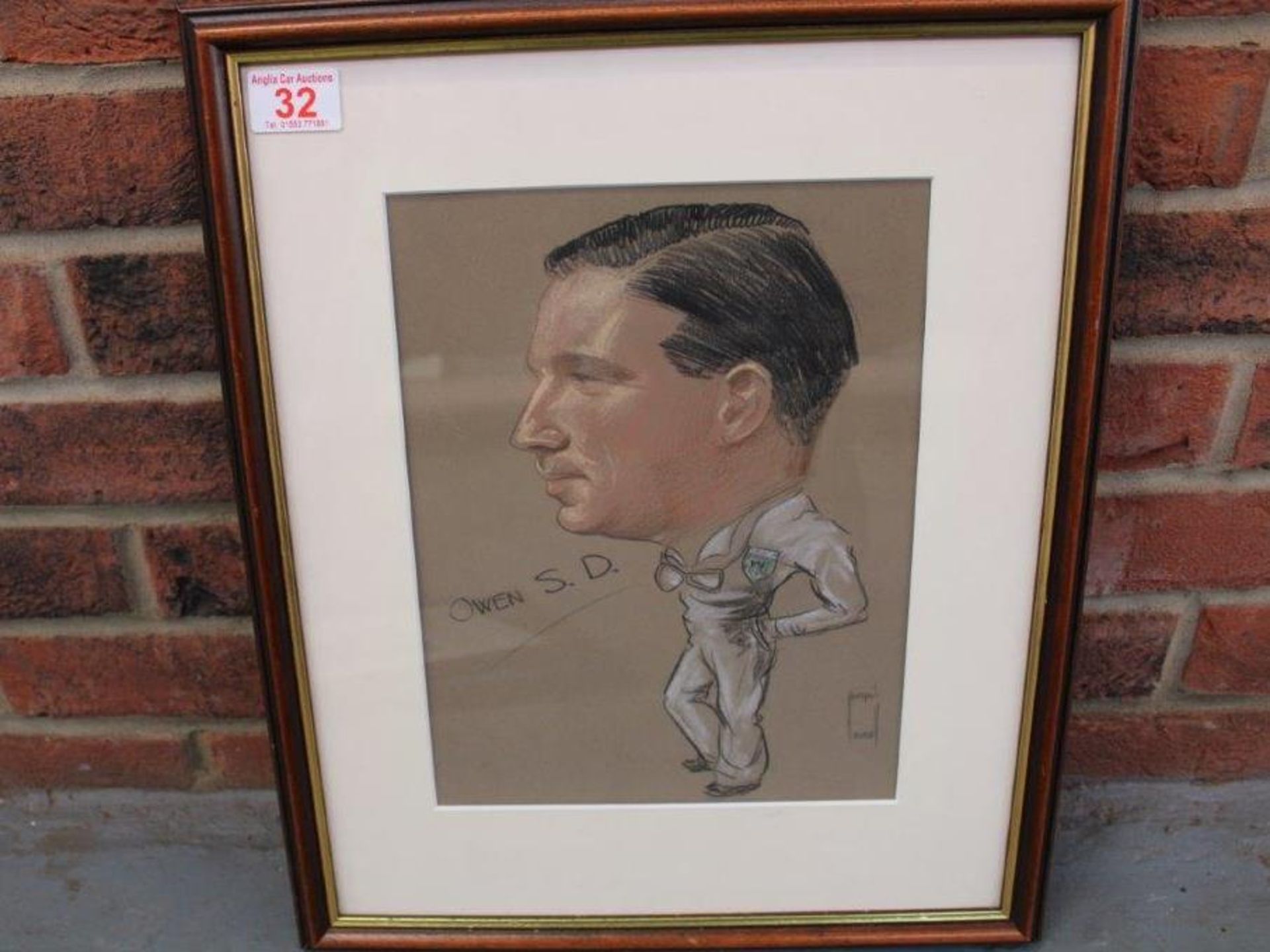 Original Framed Picture Of SD Owen By Russell Houston A Michael Turner Print And One Other - Image 2 of 4