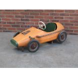 Vintage Triang Childs Racing Pedal Car