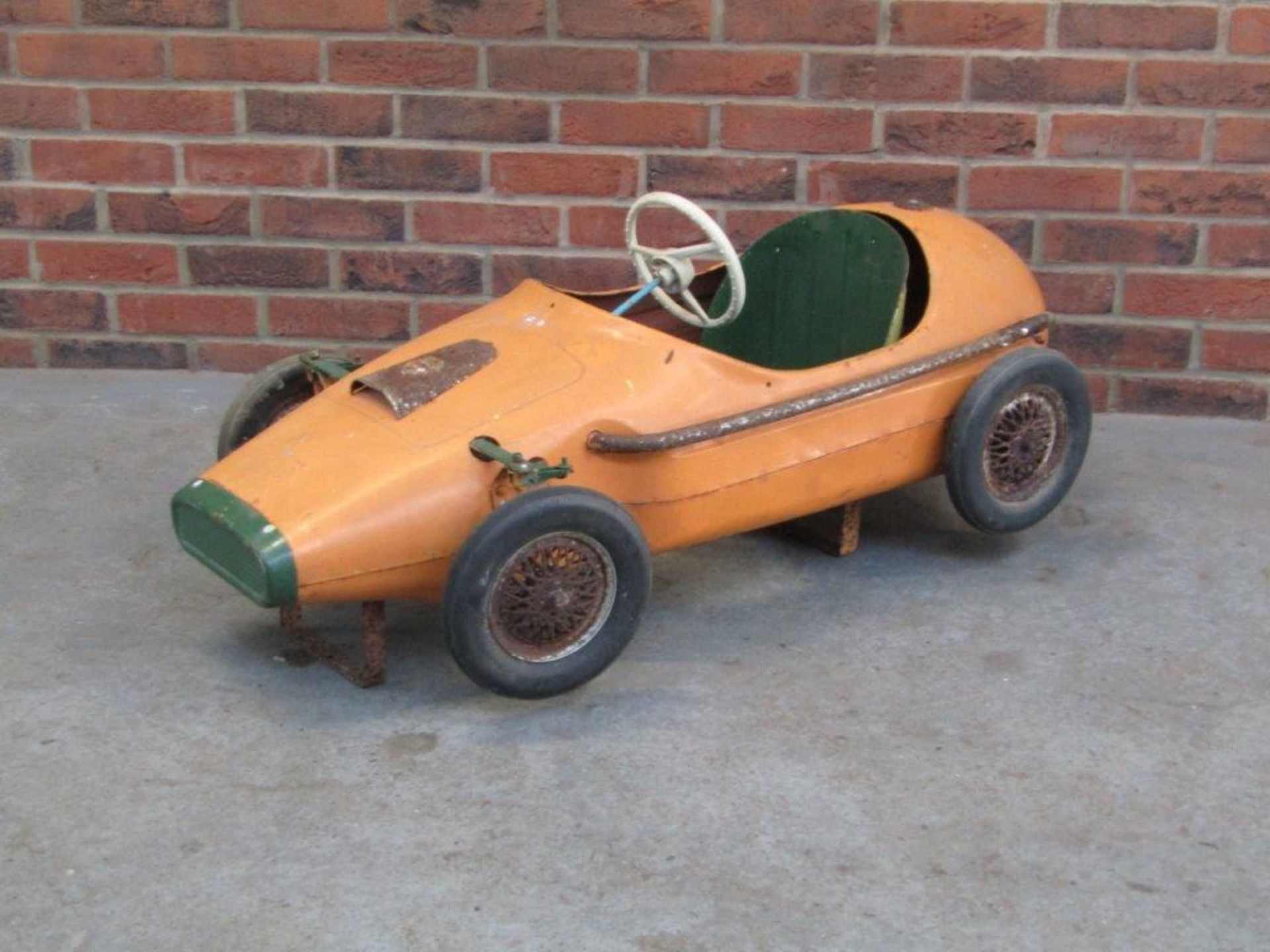Vintage Triang Childs Racing Pedal Car