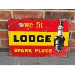 Vintage Lodge Spark Plugs Sign
