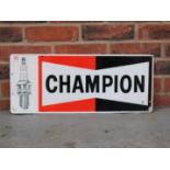Original Aluminium Champion Spark Plug Sign