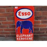 Esso Elephant Kerosene Enamel Sign
