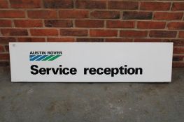 Austin Rover Metal Service Sign